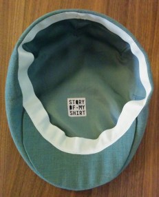 Upcycling Schiebermütze storyofmyshirt Innenansicht